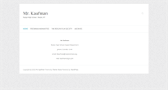 Desktop Screenshot of kaufmanroslyn.com