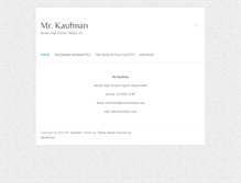 Tablet Screenshot of kaufmanroslyn.com